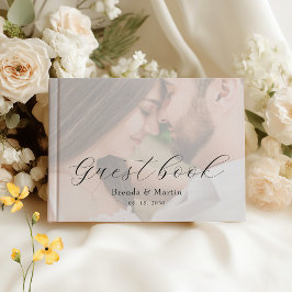 Libro De Visitas Foto Boda Monograma