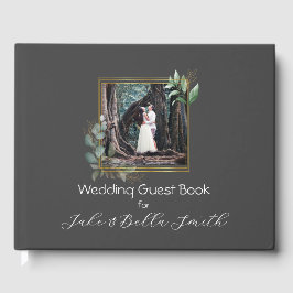 Libro De Visitas Foto Boda personalizada de Eucalyptus minimalista