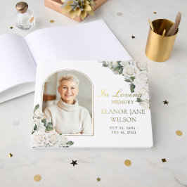 Libro De Visitas Foto de Funeral en Monumento a la Floral de Rosas