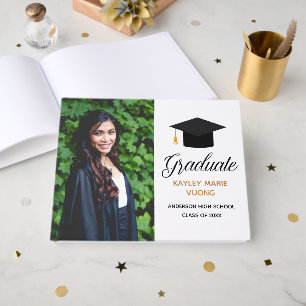 Libro De Visitas Foto de graduación moderna de la promoción de 2023