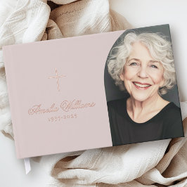 Libro De Visitas Foto de memoria fúnebre de amor simple