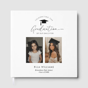 Libro De Visitas Foto de niña de graduación entonces y ahora 2