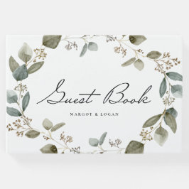 Libro De Visitas Foto del Boda de la guirnalda de eucaliptos de col