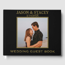 Foto personalizado y texto simple elegante