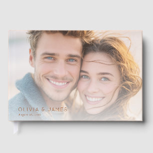 Libro De Visitas Foto realista beige suave