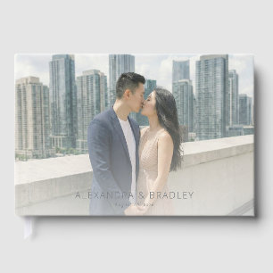 Libro De Visitas Foto urbana beige romántica