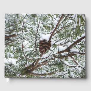 Libro De Visitas Fotografía de la naturaleza del invierno de Snowy