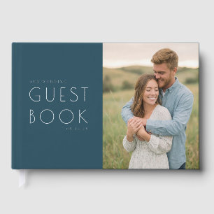 Libro De Visitas Fotografía Romántica Serena Turquesa