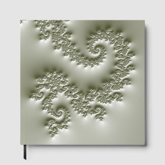 Libro De Visitas Fractal verde pálido
