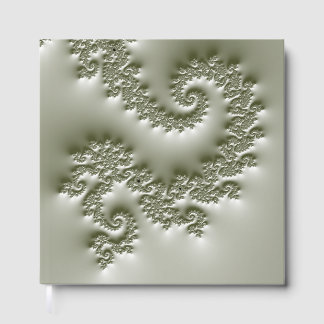 Libro De Visitas Fractal verde pálido