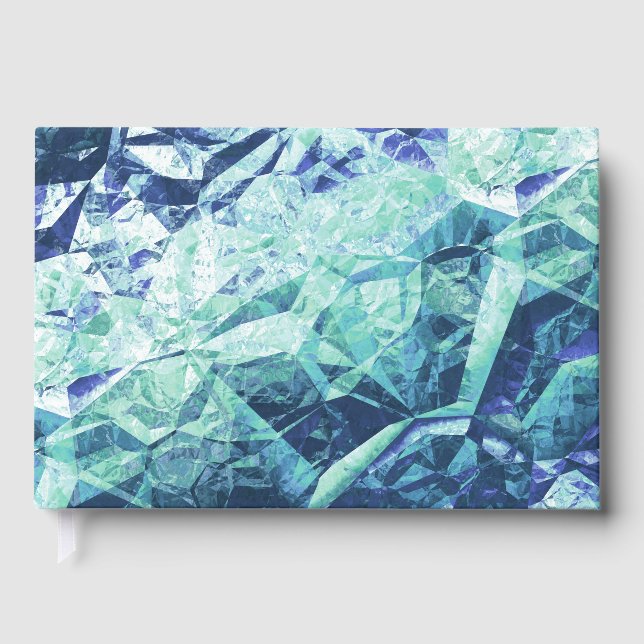 Libro De Visitas fragments of memories - cobalt and mint :  (Anverso)