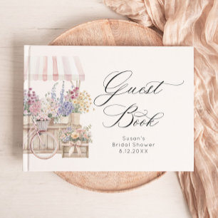 Libro De Visitas Fresca Recién Salida del Mercado Ducha de Novia Bo