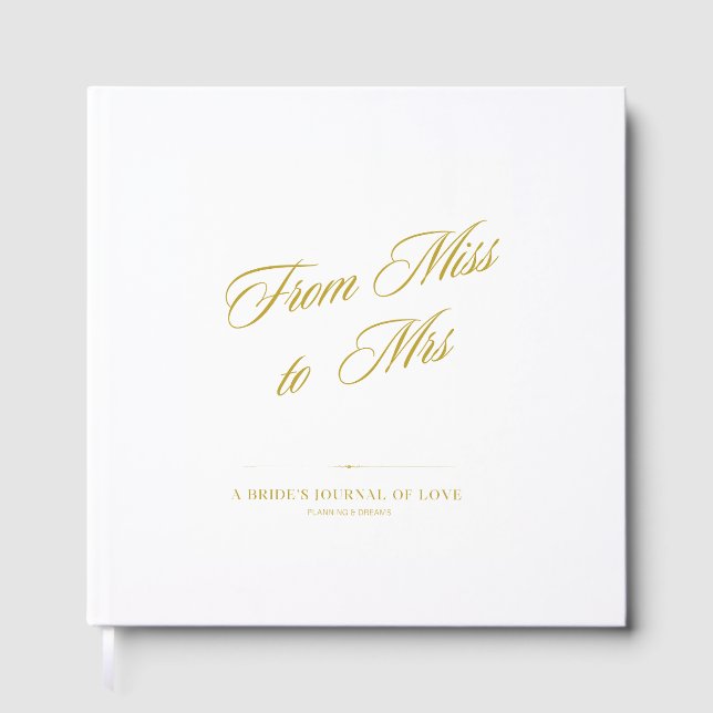 Libro De Visitas From Miss To Mrs Guest Book (Anverso)