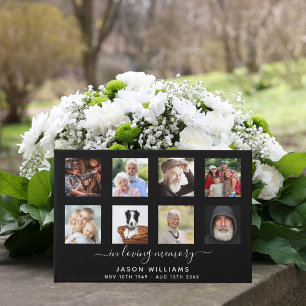 Libro De Visitas Funeral de fotos en memoria amorosa negro