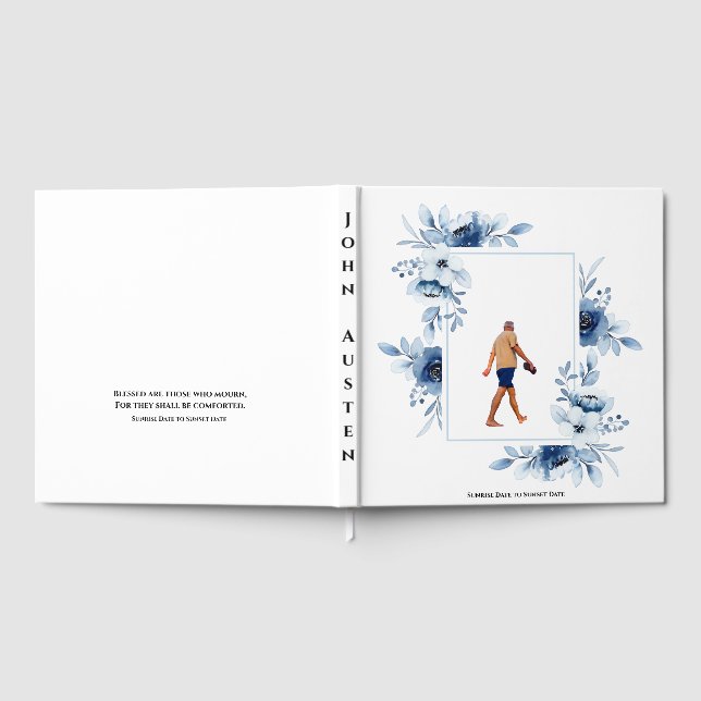 Libro De Visitas Funeral Guest Book (Lleno)