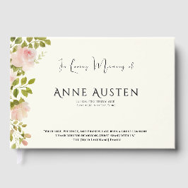 Libro De Visitas Funeral Guest Book