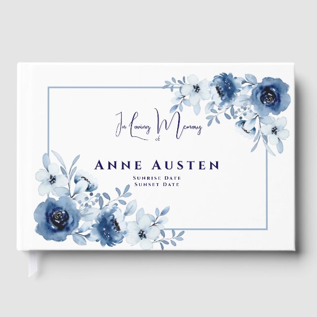 Libro De Visitas Funeral Guest Book (Anverso)