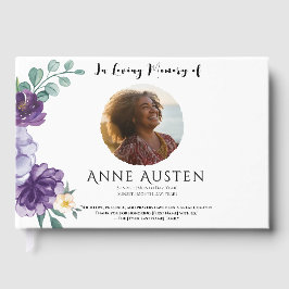 Libro De Visitas Funeral Guest Book - Editable