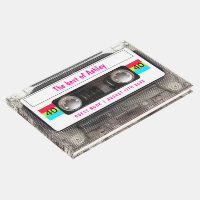 Invitación Funny DJ 80s Cinta cassette 40th Birthday personal