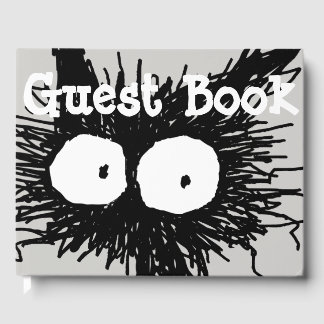 Libro De Visitas Gatito negro sin kempt Gabi