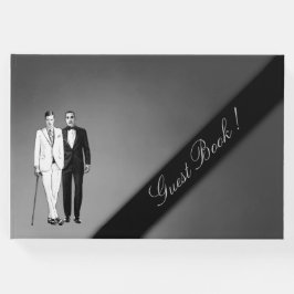 Libro De Visitas Gay Boda Sultry Silver Guest Book