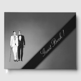 Libro De Visitas Gay Boda Sultry Silver Guest Book