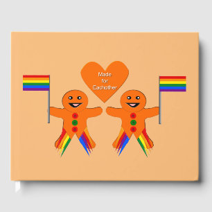 Libro De Visitas Gay Men Navidades Gingerbread Pareja