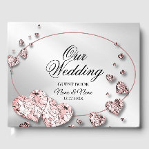 Génesis de corazones brillantes de color rosa del 