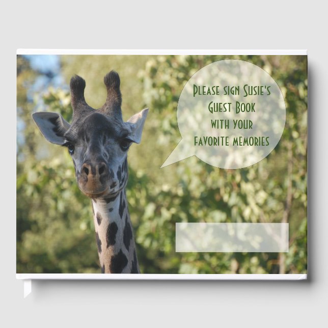 Libro De Visitas Giraffe (Anverso)