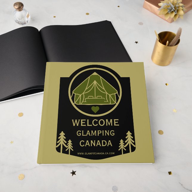 Libro De Visitas Glamour Canada Business (Anverso Abierto)
