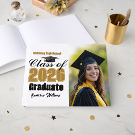 Libro De Visitas Gold Class of 2026 Graduation Photo