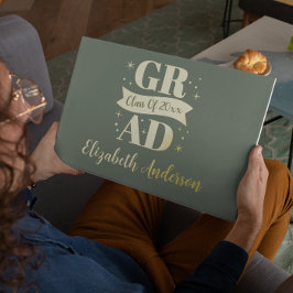 Libro De Visitas Gold Graduation Party