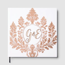 Libro De Visitas Golden Acanthus Elegance,