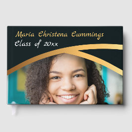 Libro De Visitas Golden Elegance Class Of Photo Graduation