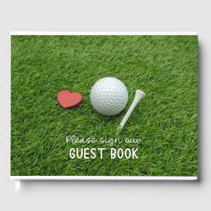Libro De Visitas Golf Bote de golf para la fiesta de bodas