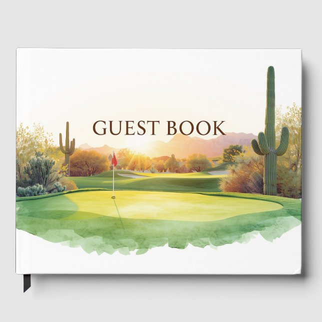 Libro De Visitas Golf en Arizona  (Anverso)