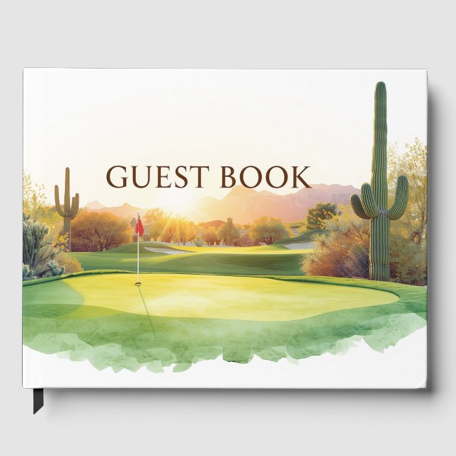 Libro De Visitas Golf en Arizona  (Anverso)