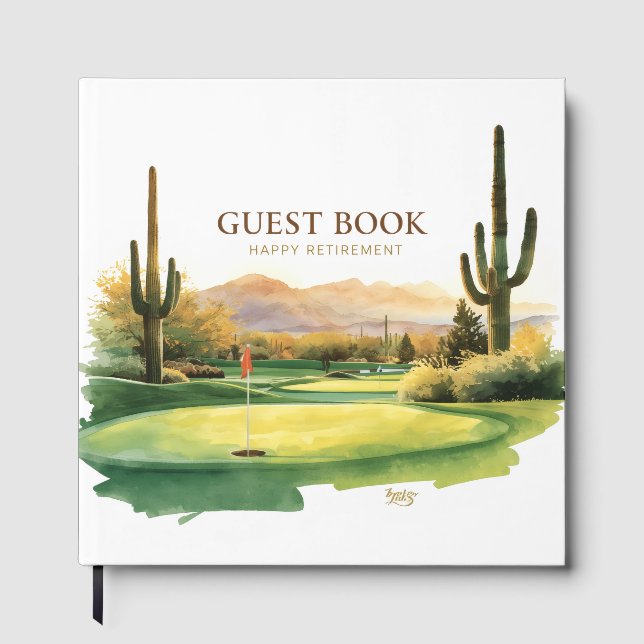 Libro De Visitas Golf en Arizona  (Anverso)