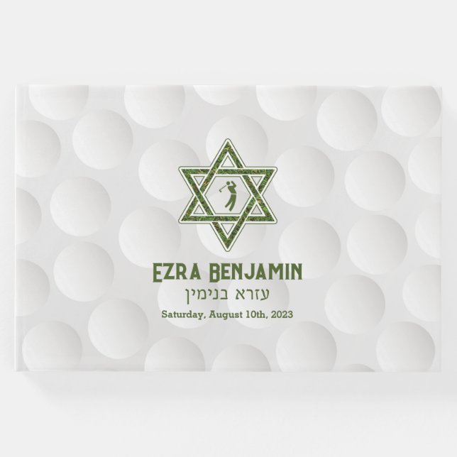 Libro De Visitas Golf Them Bar Mitzvah (Anverso)
