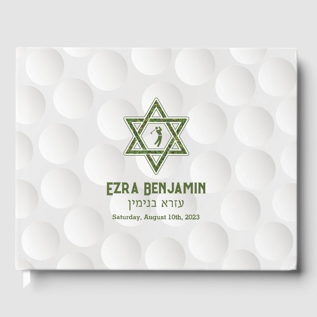 Libro De Visitas Golf Them Bar Mitzvah (Anverso)