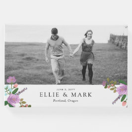 Libro De Visitas Golightly Floral Boda