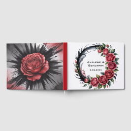 Libro De Visitas Gothic Rose Wedding Frame