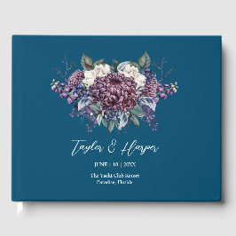 Libro De Visitas Gótico estético oscuro Boda Bouquet