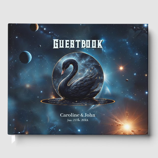 Libro De Visitas Gracia galáctica: El Cisne Negro. (Anverso)