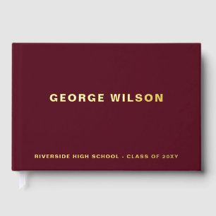 Libro De Visitas Graduación de Fiesta de grado en secundaria de Bor