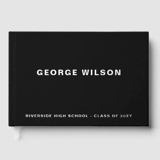 Libro De Visitas Graduación de Fiesta personalizado de secundaria n