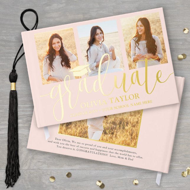 Libro De Visitas Graduación de fotos delanteras y traseras Rubor Pi (Subido por el creador)