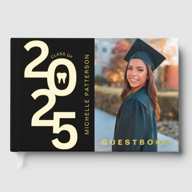 Libro De Visitas Graduación de la escuela dental de fotografía (Anverso)