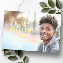 Libro De Visitas Graduación de un estudiante de fotografía de color