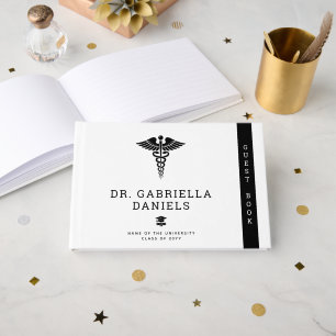 Libro De Visitas Graduación personalizada de médico de la escuela d